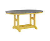 Berlin Gardens Garden Classic 44" x 64" Oblong Counter Table with Hammered Top