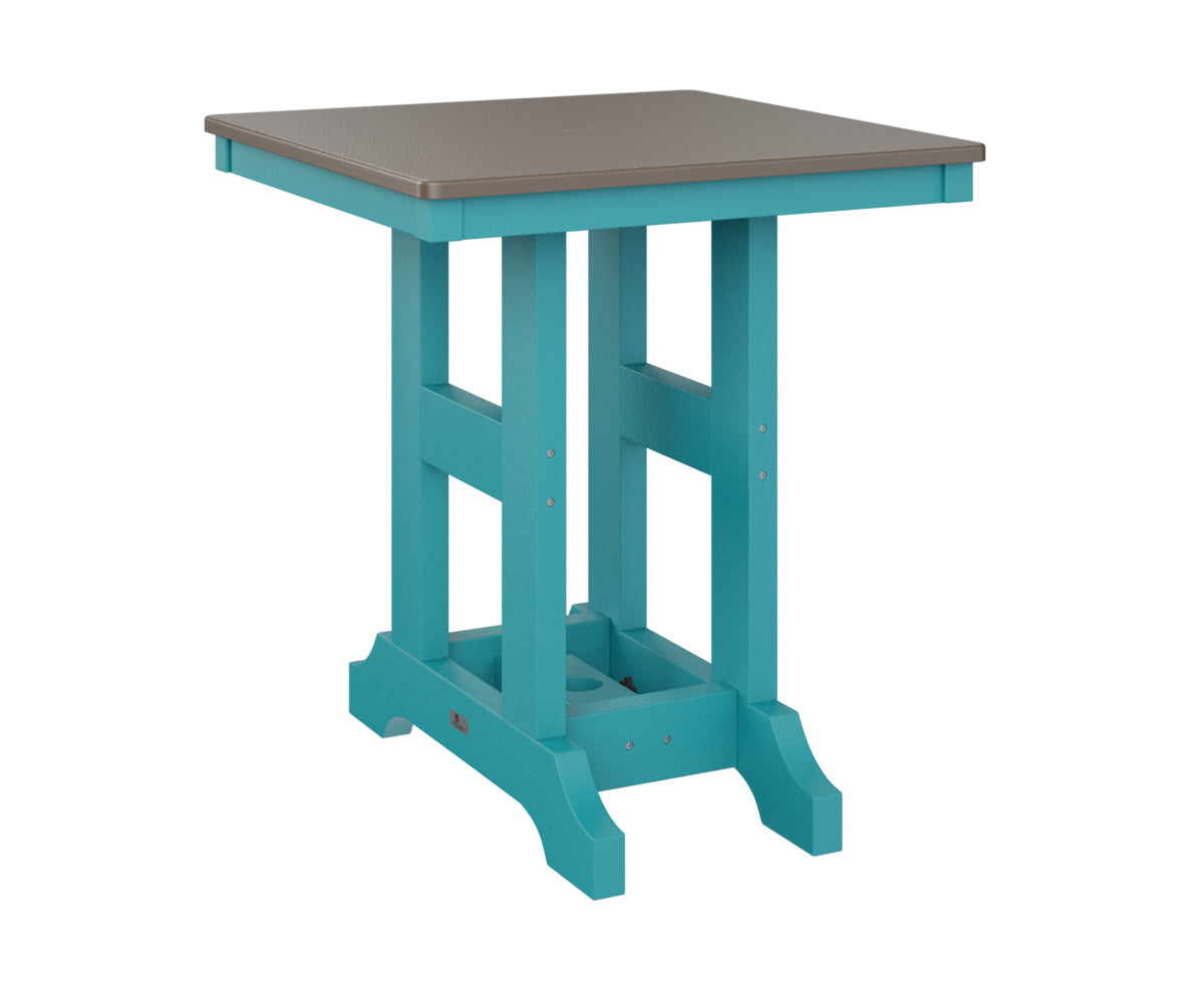 Berlin Gardens Garden Classic 28" Square Counter Table with Hammered Top