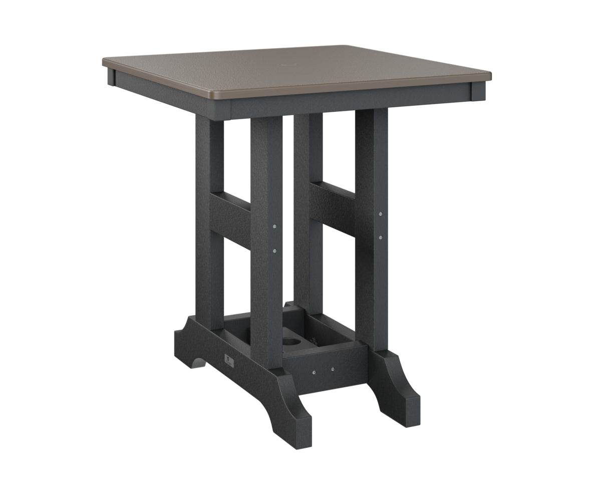 Berlin Gardens Garden Classic 28" Square Dining Table with Hammered Top