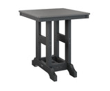 Berlin Gardens Garden Classic 28" Square Counter Table with Hammered Top