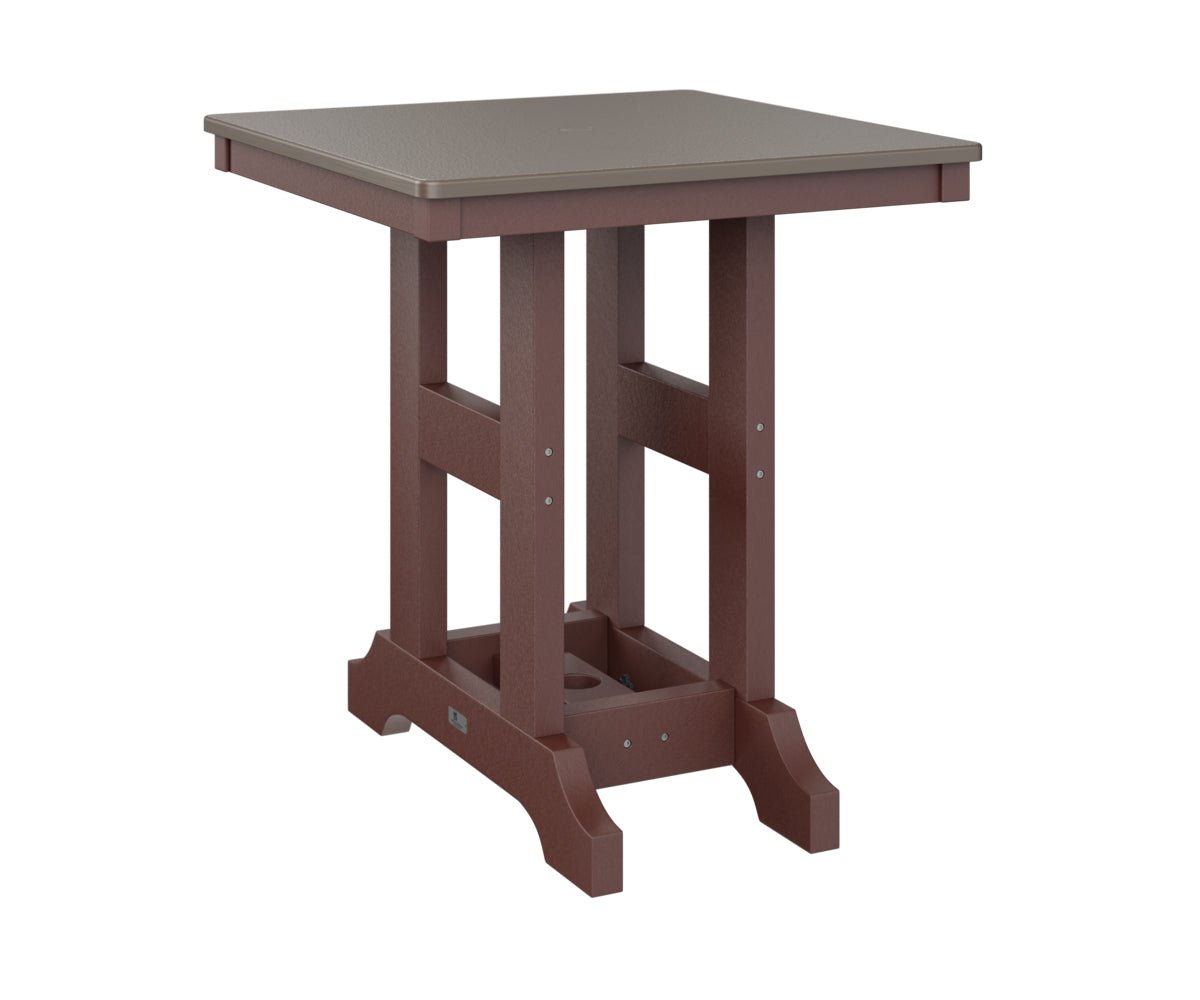 Berlin Gardens Garden Classic 28" Square Dining Table with Hammered Top