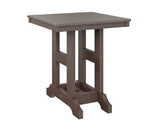 Berlin Gardens Garden Classic 28" Square Counter Table with Hammered Top