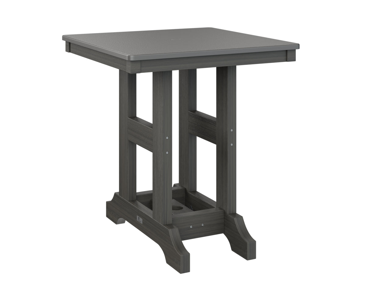 Berlin Gardens Garden Classic 28" Square Dining Table with Hammered Top