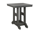 Berlin Gardens Garden Classic 28" Square Dining Table with Hammered Top
