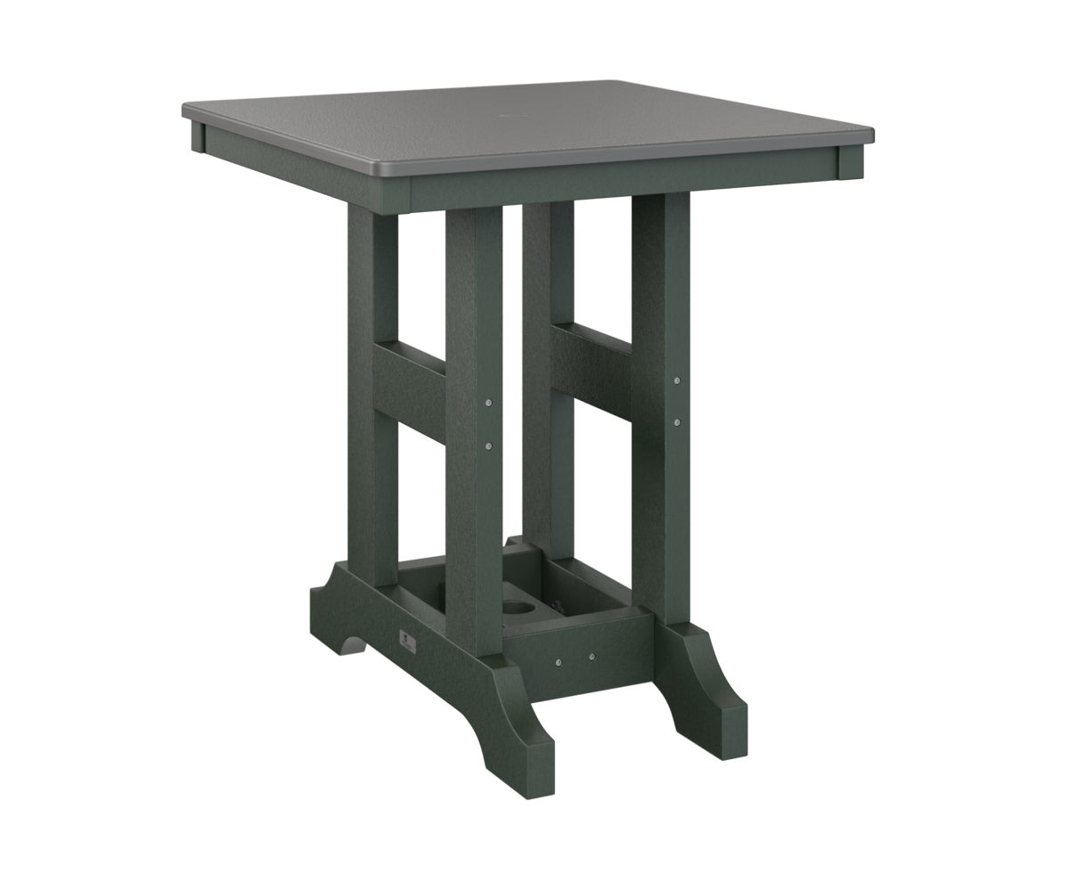 Berlin Gardens Garden Classic 28" Square Dining Table with Hammered Top