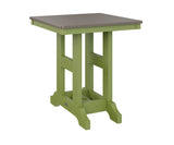 Berlin Gardens Garden Classic 28" Square Bar Table with Hammered Top