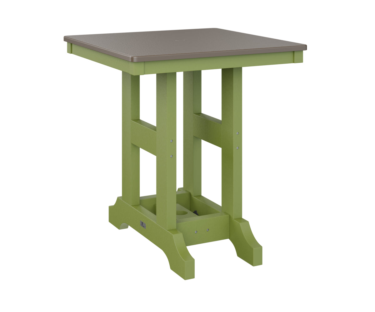 Berlin Gardens Garden Classic 28" Square Dining Table with Hammered Top