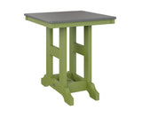 Berlin Gardens Garden Classic 28" Square Bar Table with Hammered Top