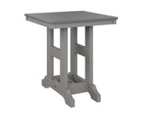 Berlin Gardens Garden Classic 28" Square Bar Table with Hammered Top