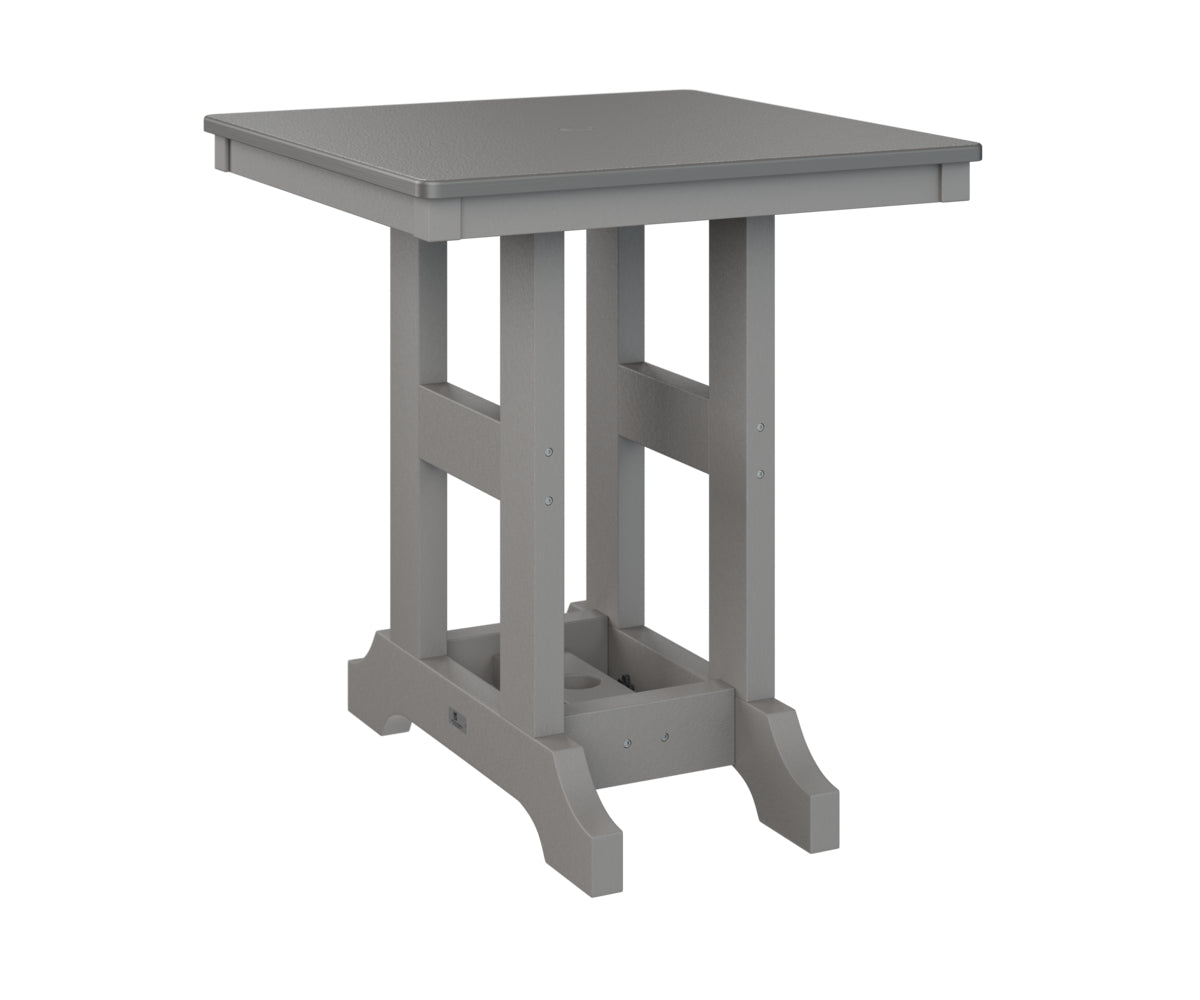 Berlin Gardens Garden Classic 28" Square Dining Table with Hammered Top
