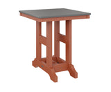 Berlin Gardens Garden Classic 28" Square Bar Table with Hammered Top