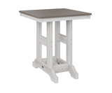 Berlin Gardens Garden Classic 28" Square Bar Table with Hammered Top