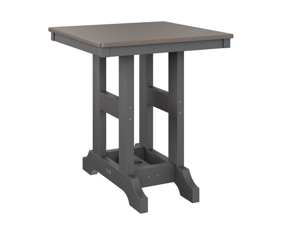 Berlin Gardens Garden Classic 28" Square Dining Table with Hammered Top