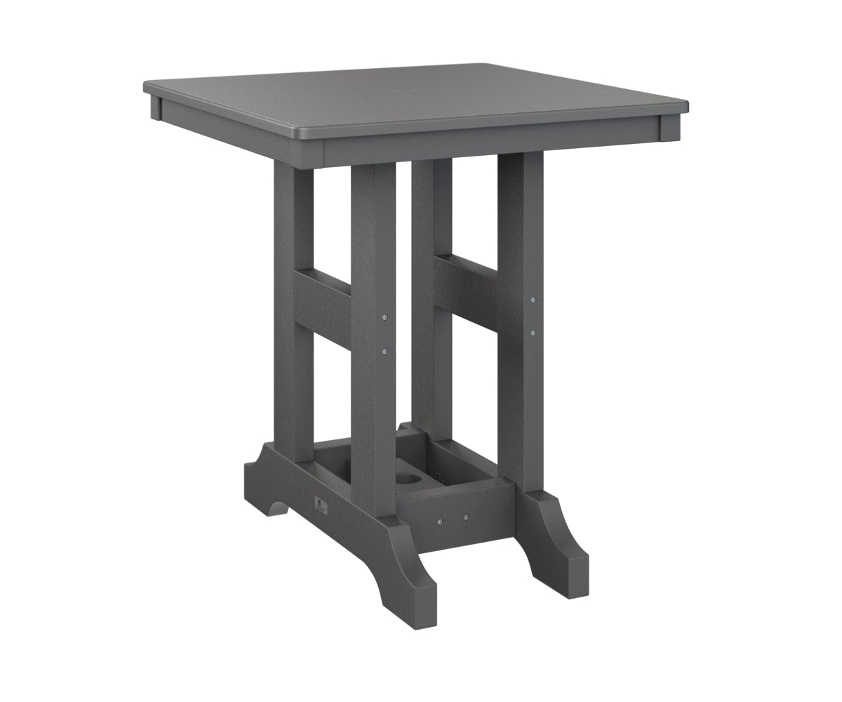 Berlin Gardens Garden Classic 28" Square Dining Table with Hammered Top