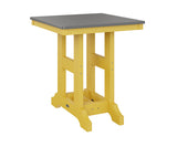 Berlin Gardens Garden Classic 28" Square Counter Table with Hammered Top