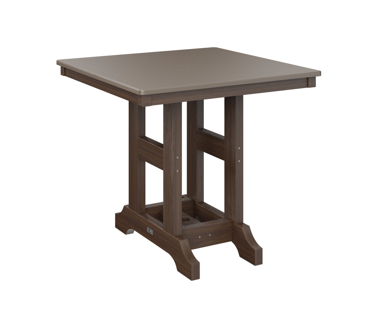 Berlin Gardens Garden Classic 33" Square Dining Table with Hammered Top