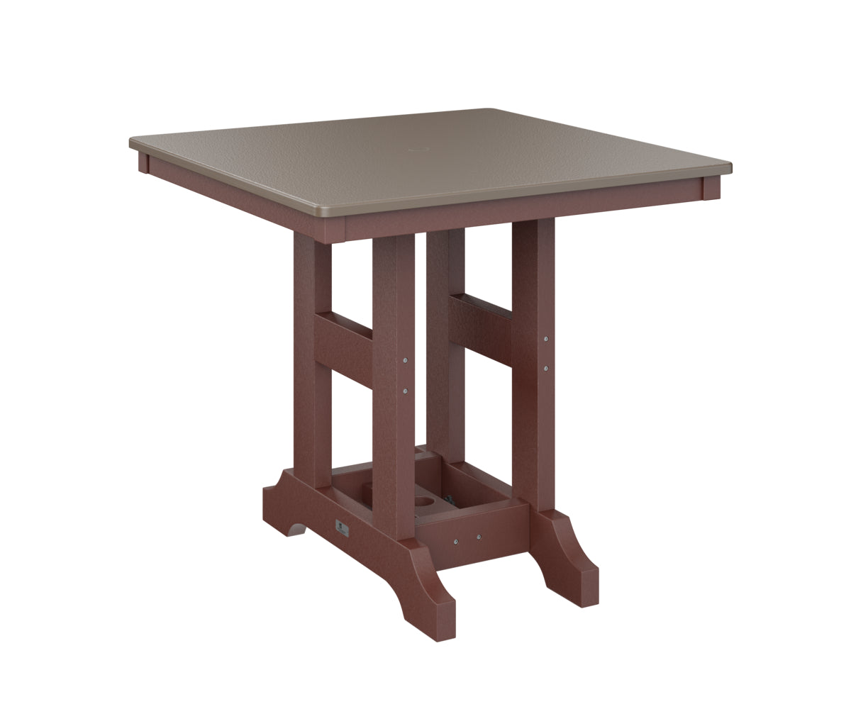 Berlin Gardens Garden Classic 33" Square Counter Table with Hammered Top