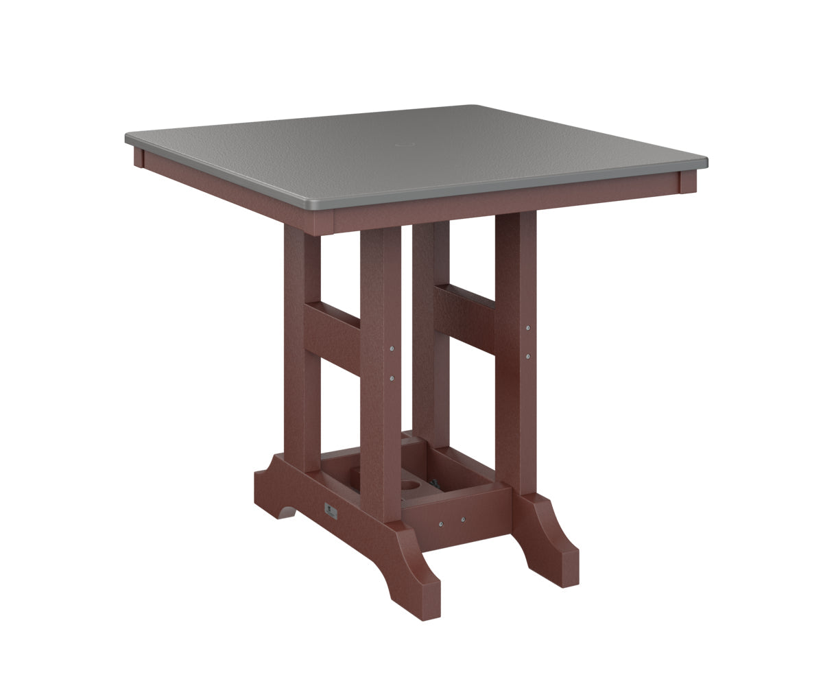 Berlin Gardens Garden Classic 33" Square Dining Table with Hammered Top