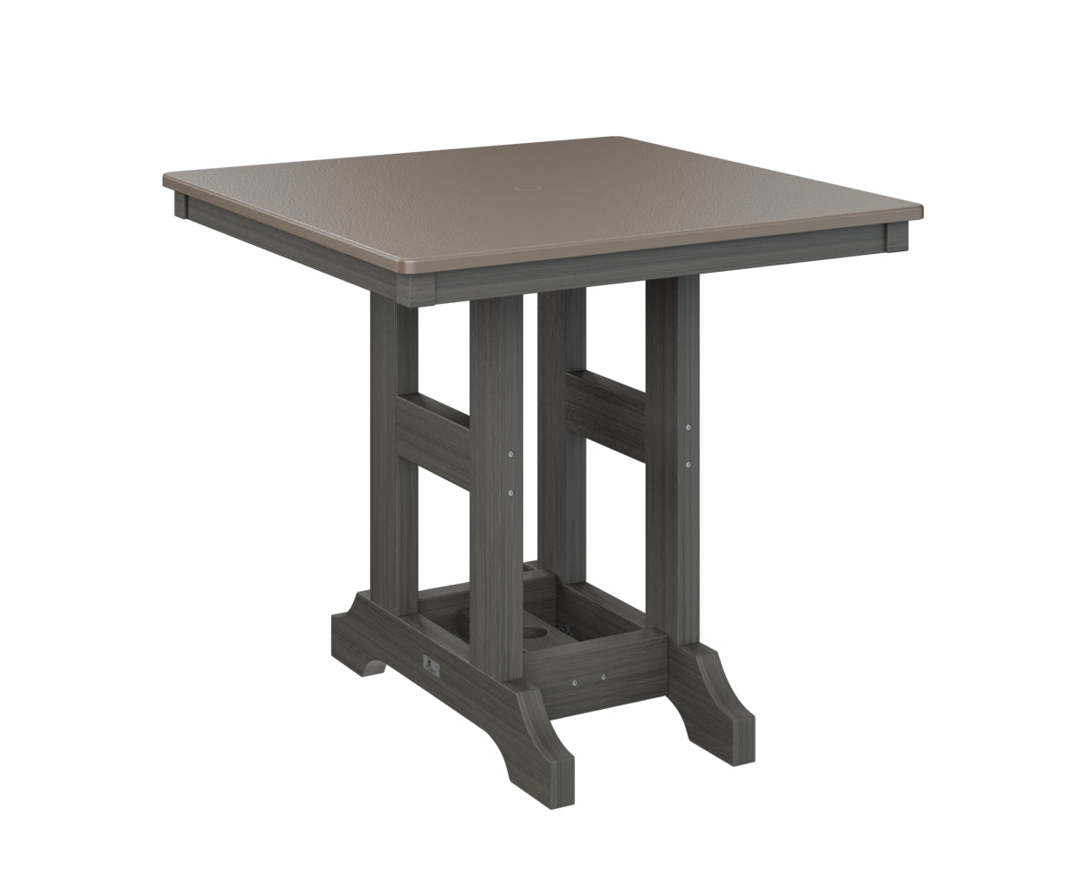 Berlin Gardens Garden Classic 33" Square Dining Table with Hammered Top