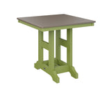 Berlin Gardens Garden Classic 33" Square Bar Table with Hammered Top
