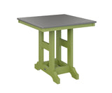 Berlin Gardens Garden Classic 33" Square Bar Table with Hammered Top
