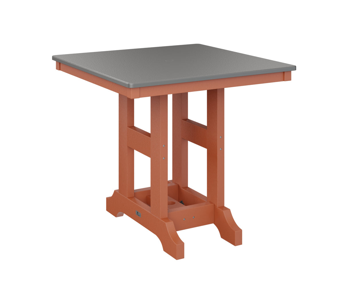 Berlin Gardens Garden Classic 33" Square Counter Table with Hammered Top