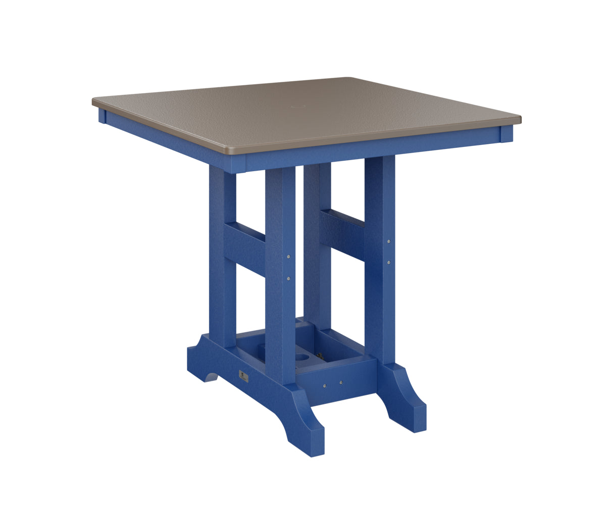 Berlin Gardens Garden Classic 33" Square Counter Table with Hammered Top