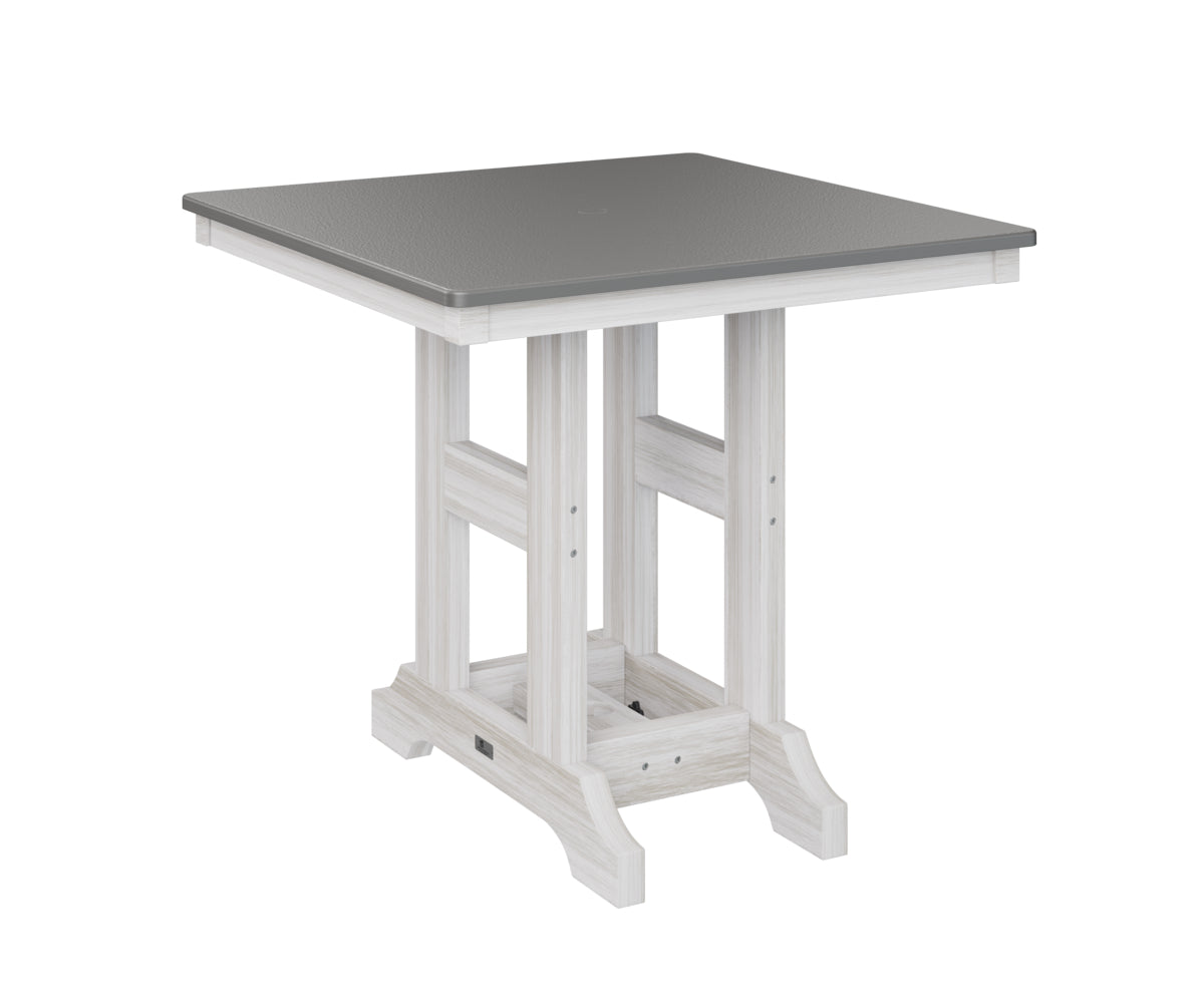 Berlin Gardens Garden Classic 33" Square Counter Table with Hammered Top