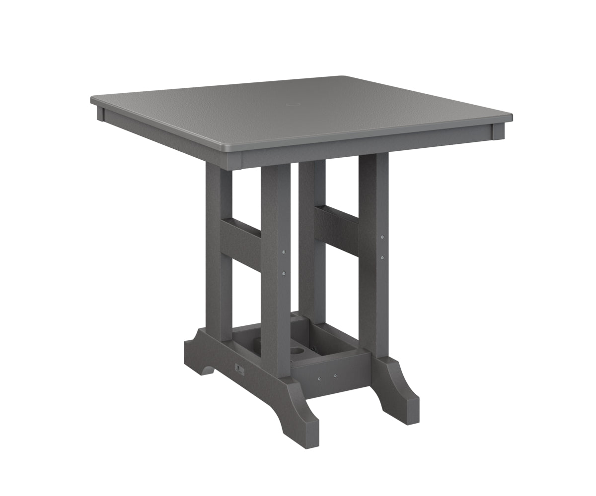 Berlin Gardens Garden Classic 33" Square Counter Table with Hammered Top