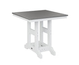 Berlin Gardens Garden Classic 33" Square Bar Table with Hammered Top