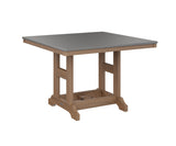 Berlin Gardens Garden Classic 44" Square Bar Table with Hammered Top