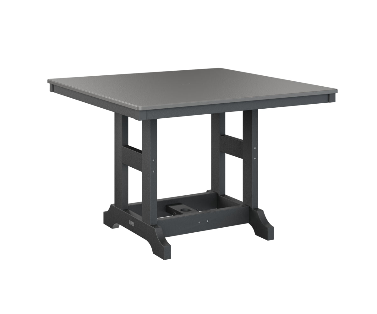 Berlin Gardens Garden Classic 44" Square Bar Table with Hammered Top