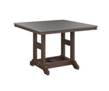 Berlin Gardens Garden Classic 44" Square Bar Table with Hammered Top