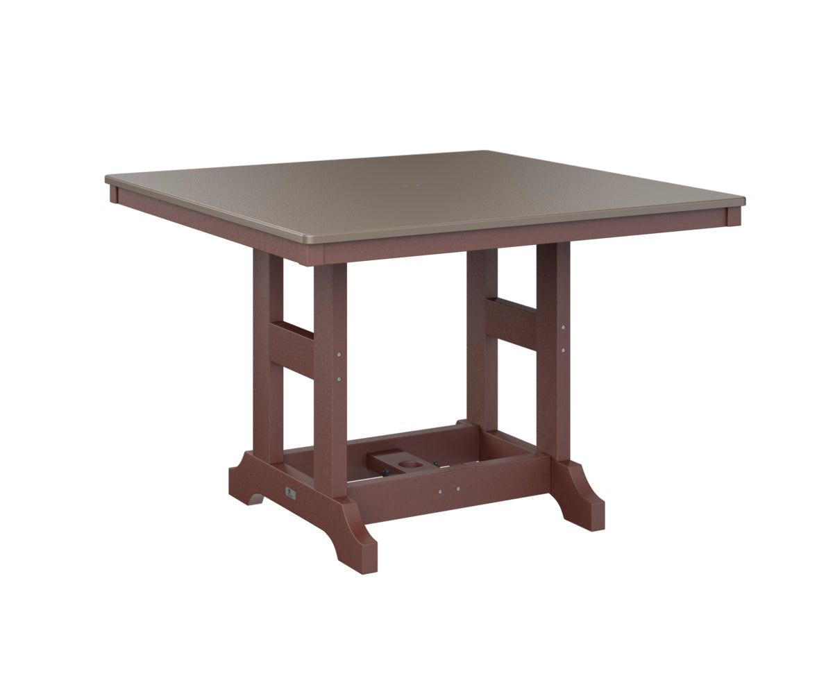 Berlin Gardens Garden Classic 44" Square Bar Table with Hammered Top