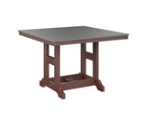 Berlin Gardens Garden Classic 44" Square Bar Table with Hammered Top