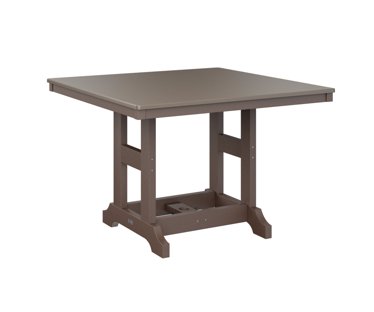 Berlin Gardens Garden Classic 44" Square Bar Table with Hammered Top