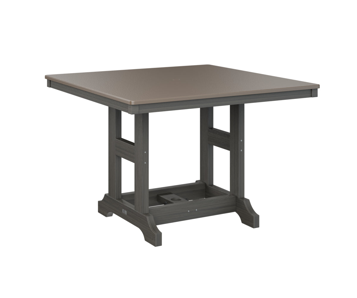 Berlin Gardens Garden Classic 44" Square Bar Table with Hammered Top