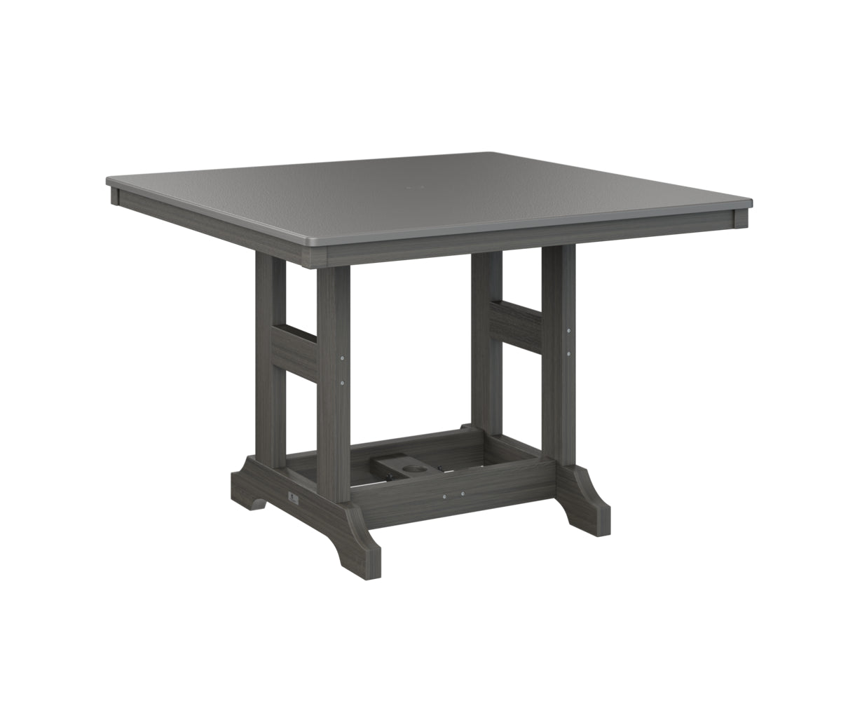 Berlin Gardens Garden Classic 44" Square Bar Table with Hammered Top