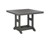 Berlin Gardens Garden Classic 44" Square Bar Table with Hammered Top