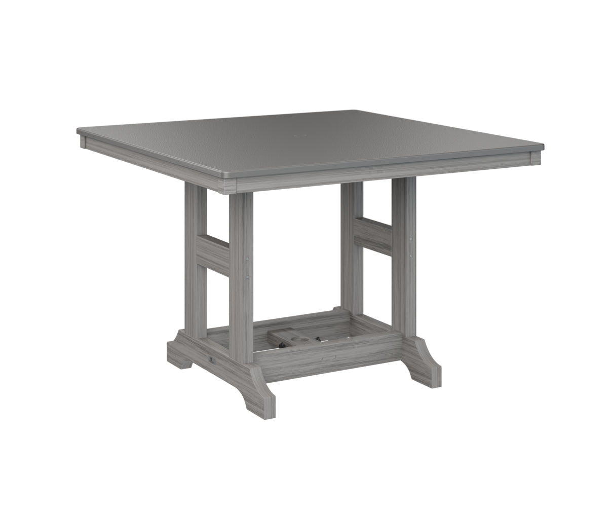 Berlin Gardens Garden Classic 44" Square Bar Table with Hammered Top