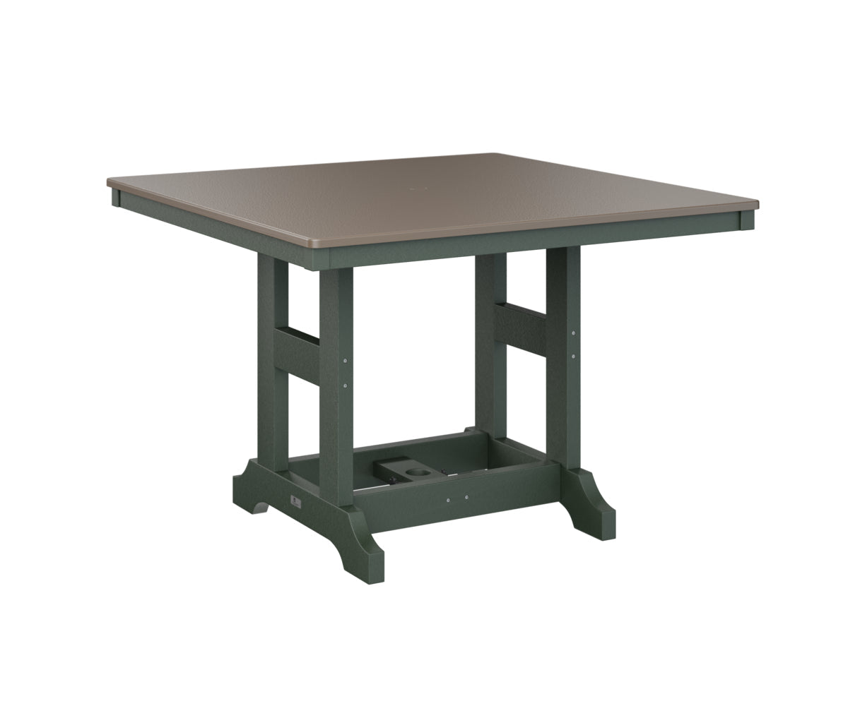 Berlin Gardens Garden Classic 44" Square Bar Table with Hammered Top
