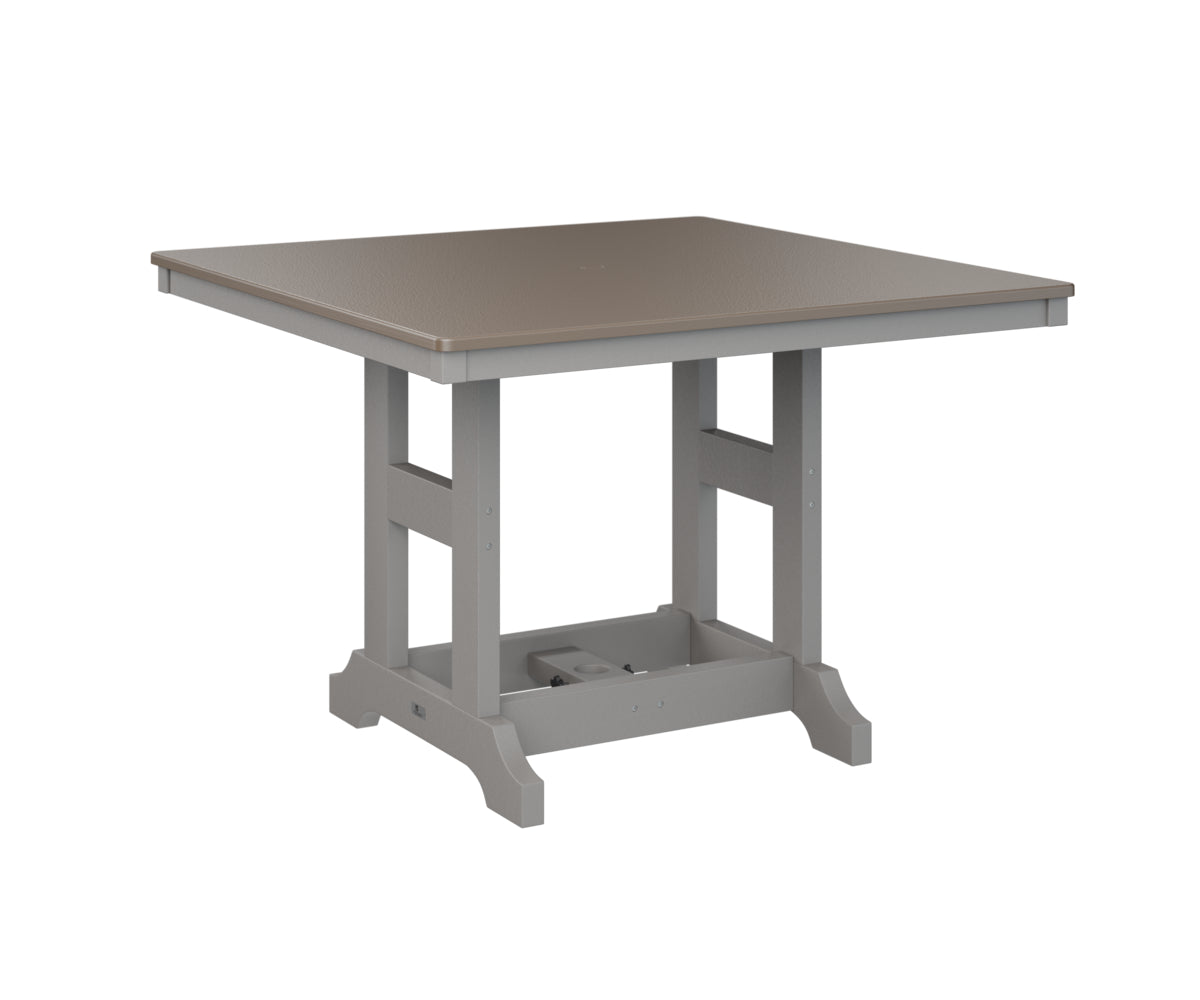 Berlin Gardens Garden Classic 44" Square Bar Table with Hammered Top