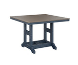 Berlin Gardens Garden Classic 44" Square Bar Table with Hammered Top