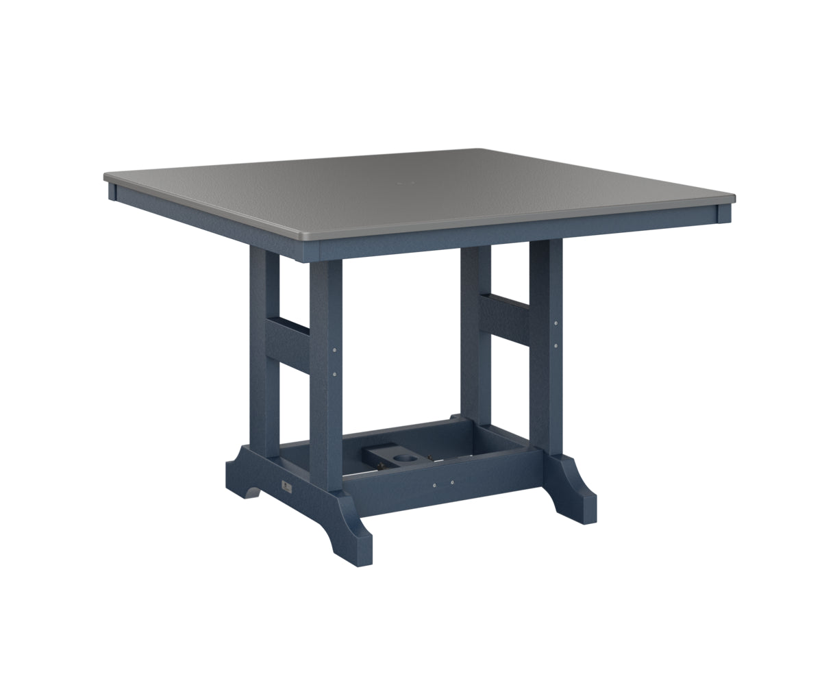 Berlin Gardens Garden Classic 44" Square Bar Table with Hammered Top