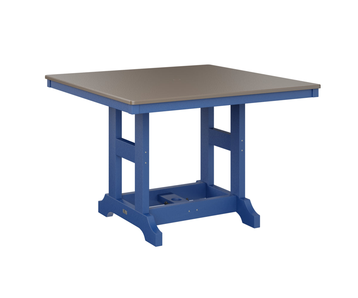 Berlin Gardens Garden Classic 44" Square Bar Table with Hammered Top