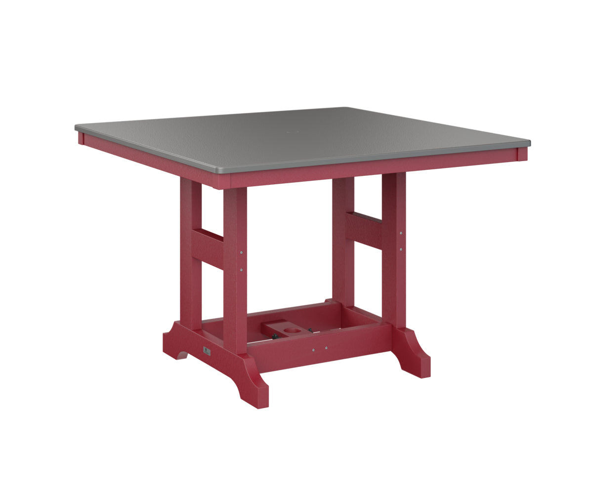 Berlin Gardens Garden Classic 44" Square Bar Table with Hammered Top