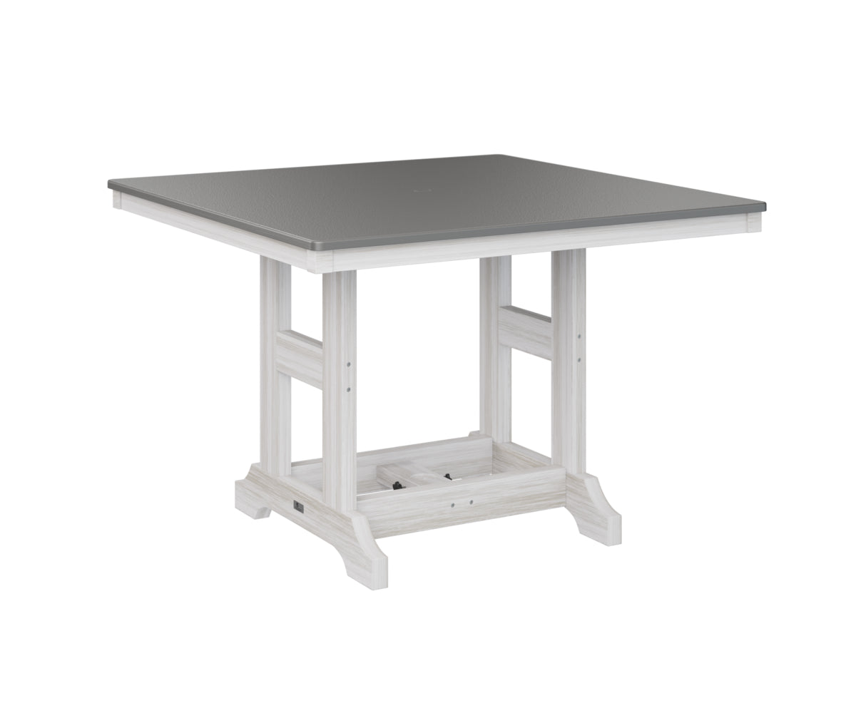 Berlin Gardens Garden Classic 44" Square Dining Table with Hammered Top