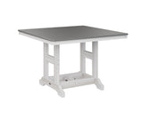 Berlin Gardens Garden Classic 44" Square Bar Table with Hammered Top