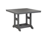 Berlin Gardens Garden Classic 44" Square Bar Table with Hammered Top