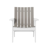 Artifex Summerfield Chair, Drifwood Gray on Bright White - Quick Ship